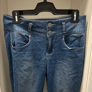 Mudd Women's Skinny Jeans in Deep Blue